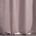 Zasłona szyta na taśmie fala ENYA pudrowo różowa z miękkiej półmatowej tkaniny welwetowej