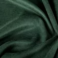 Poszewka szyta ciemnozielona z miękkiej tkaniny o welurowej strukturze