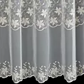 Tkanina firanowa, matowa, lekka, zdobiona haftem,Eurofirany