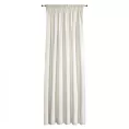 Zasłona kremowa z ekskluzywnego matowego welwetu 140x270 cm taśma VILLA Eurofirany
