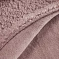 Narzuta, koc  na fotel 70x160 cm różowa z miękkiego polaru ze strukturą baranka TEDY EUROFIRANY PREMIUM