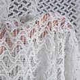 Firana biała o strukturze miękkiej koronki przetykanej błyszczącą nicią 140x250 cm przelotka LILY Eurofirany