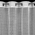 Zasłona biała z siateczki 140x250 cm przelotka - LARA Eurofirany