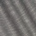Firana stalowa z rysunkiem poziomych nitek na błyszczącym tle 140x250 cm przelotka RACHEL Eurofirany