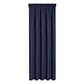 Zasłona granatowa z tkaniny welurowej 420x260 cm tunel Dora Eurofirany