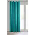 Zasłona turkusowa, matowa 140x250 cm przelotka - TRIS Eurofirany