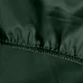 Prześcieradło gładkie z gumką 220x200 cm z satyny bawełnianej kolor ciemnozielony 125 g/m2 NOVA 3 Eurofirany