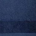 Ręcznik do rąk FERO z welwetową bordiurą granatowy 30x50 cm Eurofirany