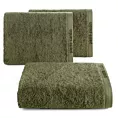 Ręcznik kąpielowy 50x90 cm bawełniany kolor ciemnooliwkowy 430 g/m2 EVI Pierre Cardin Eurofirany