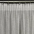 Zasłona srebrna z siateczki 140x270 cm taśma EMILIA Eurofirany