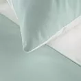 Pościel 220x200 cm z bawełny renforce kolor biały, miętowy NOVA DUO Eurofirany