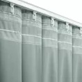 Zasłona szara z matowego welwetu 140x300 cm taśma imintująca flex MADLEN Eurofirany