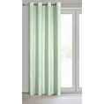 Zasłona jasnozielona z matowej gładkiej tkaniny 140x250 cm przelotka RITA Eurofirany