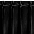 Zasłona czarna z welwetowej tkaniny 125x270 cm system flex - MELANIE Eurofirany