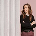 Firana biała o strukturze siateczki niewymagająca prasowania 140x250 cm przelotka MIRELLA Eurofirany