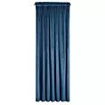Zasłona granatowa z matowego welwetu 140x270 cm taśma MELANIE Eurofirany