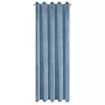 Zasłona niebieska z ekskluzywnego matowego welwetu 140x250 cm przelotka VILLA Eurofirany