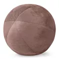 Poduszka dekoracyjna w formie kuli średnica 24 cm welwetowa ciemnoróżowa GAJA Eurofirany