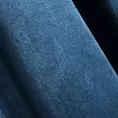 Zasłona granatowa z matowego welwetu 140x250 cm przelotka MELANIE Eurofirany