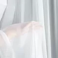 Firana biała z gładkiej tkaniny o naturalnym wyglądzie 140x260 cm przelotka KALIA Eurofirany