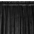 Zasłona czarna z tkaniny welwetowej 140x270 cm taśma ROSA Design 91 Eurofirany