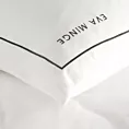 Pościel 160x200 cm z makosatyny bawełnianej kolor biały z logo Eva Minge EVA 10 Eurofirany