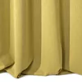 Zasłona musztardowa zaciemniająca z efektem melanżu 140x250 cm przelotka ROSSIE Eurofirany