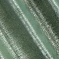 Zasłona ciemnozielono, złocista z lśniącą przecierką z welwetu 140x250 cm przelotka MABEL Eurofirany