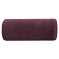 Ręcznik kąpielowy 50x90 cm bawełniany kolor burgundowy zdobiony błyszczącą bordiurą 500 g/m2 LARI Eurofirany