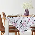 Obrus biało, różowy 85x85 cm wodoodporny GARDEN na taras oraz balkon
