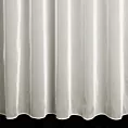 Firana szyta na taśmie 8 cm kremowa prążkowana, wykończona obciążnikiem