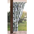 Zasłona zielono, szara z wodoodpornej tkaniny idealna do ogrodu i na taras 155x220 cm szelki/rzep GARDEN Eurofirany