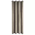 Zasłona brązowa z tkaniny welwetowej 140x250 cm przelotka ROSA Design 91 Eurofirany