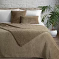Narzuta dwustronna z przyjemnego futerka i tkaniny barankowej beżowa 220x240 cm NINA Eurofirany Premium