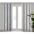 Zasłona srebrna z moherowej tkaniny 140x250 cm przelotka AGIS Eurofirany