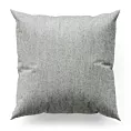 Poszewka szyta szara z tkaniny typu bukla z efektem melanżu