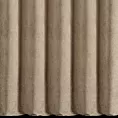 Zasłona szyta na taśmie 5 cm beżowa z tkaniny o szenilowej strukturze