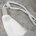 Chwosty, upinacze do zasłon kolor biały 74 cm 1 szt