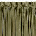 Zasłona oliwkowa z ekskluzywnego matowego welwetu 140x270 cm taśma RIA Diva Line Eurofirany
