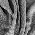 Zasłona szyta na taśmie 5 cm szara miękka, szenilowa tkanina o wyraźnym splocie i delikatnym połysku