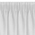 Firana biała o strukturze drobnego deszczyku wzór poziomy 140x250 cm taśma REBECCA Eurofirany
