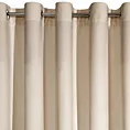 Zasłona beżowa z ekskluzywnego matowego welwetu 140x250 cm przelotka VILLA Eurofirany