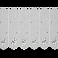 Tkanina firanowa zazdrostka zdobiona haftem drobnych kwiatów Eurofirany
