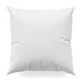 Poszewka szyta biała z wodoodpornej tkaniny o welurowej strukturze