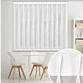 Firana biała z gładkiego woalu 230x170 cm system flex - LUCY Eurofirany