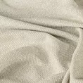 Poszewka szyta jasnobeżowa z miękkiej w dotyku tkaniny szenilowej
