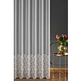 Tkanina firanowa typu peru z ozdobnym haftem łańcuszkowym Eurofirany