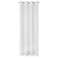 Firana biała o strukturze siateczki niewymagająca prasowania 140x250 cm przelotka MIRELLA Eurofirany
