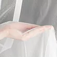 Firana biała z lekkiej i błyszczącej tkaniny 400x250 cm przelotka ESEL ELLA LINE Eurofirany