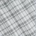 Tkanina zasłonowa z nadrukiem kraty, miękka w dotyku Eurofirany